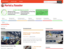 Tablet Screenshot of portaldotosador.com.br